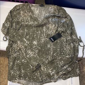 Ana bell sleeve blouse